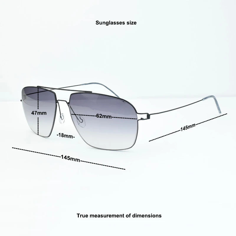square luxury Brand Ultra light titanium sunglasses women men High quality trending product driving shades sun glasses sunglass