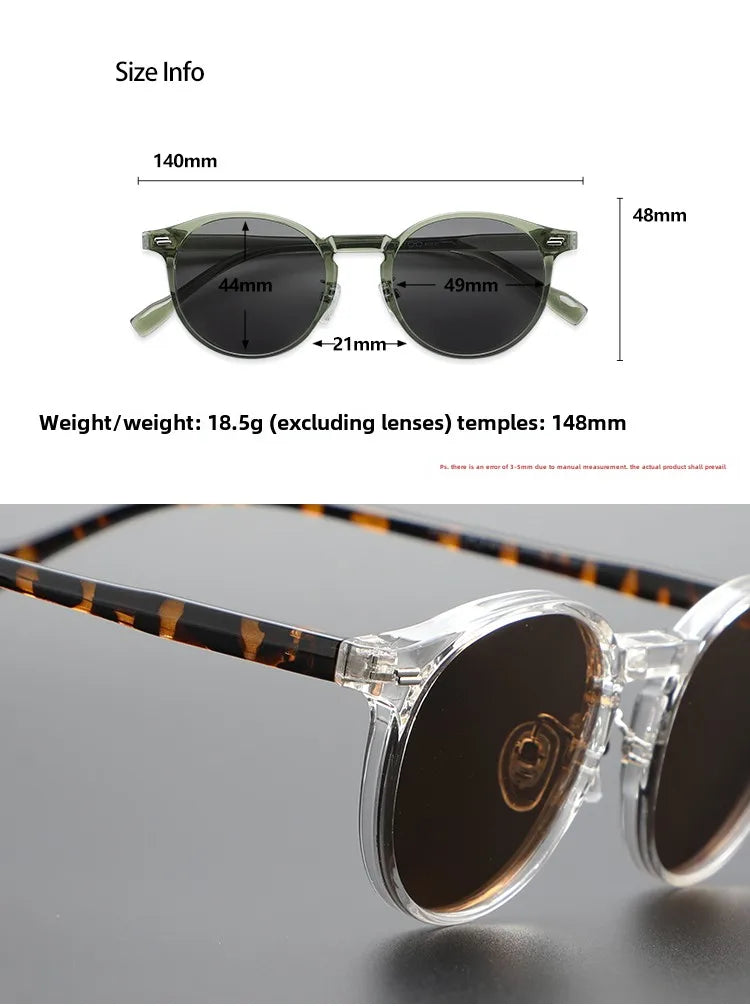 new fashion Personalized niche retro rivet round sunglasses women men 2025 High quality trending product popular outdoor shades