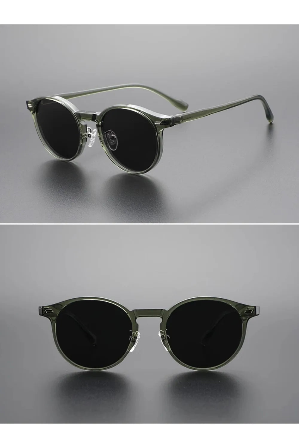 new fashion Personalized niche retro rivet round sunglasses women men 2025 High quality trending product popular outdoor shades