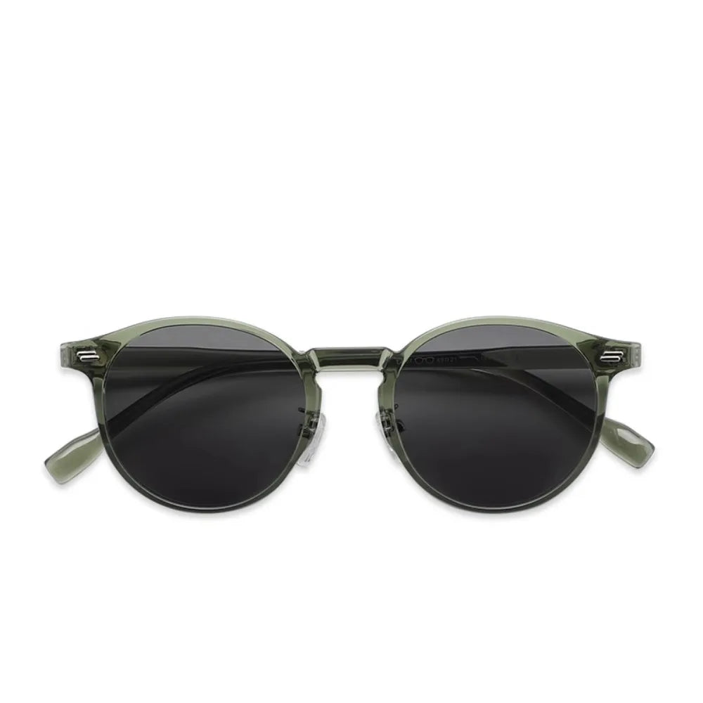 new fashion Personalized niche retro rivet round sunglasses women men 2025 High quality trending product popular outdoor shades
