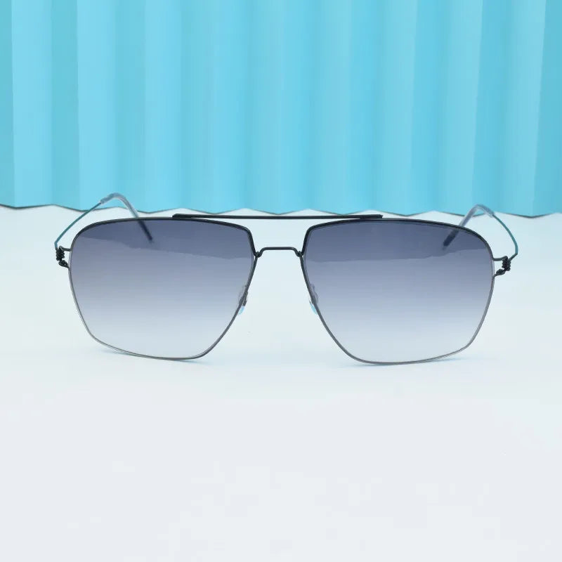 square luxury Brand Ultra light titanium sunglasses women men High quality trending product driving shades sun glasses sunglass