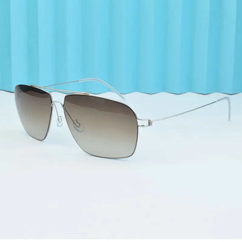square luxury Brand Ultra light titanium sunglasses women men High quality trending product driving shades sun glasses sunglass