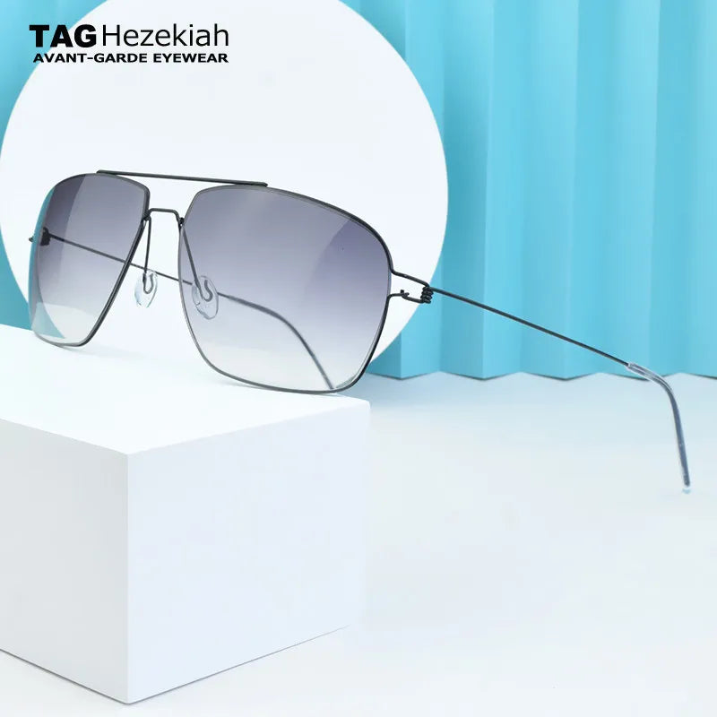 square luxury Brand Ultra light titanium sunglasses women men High quality trending product driving shades sun glasses sunglass