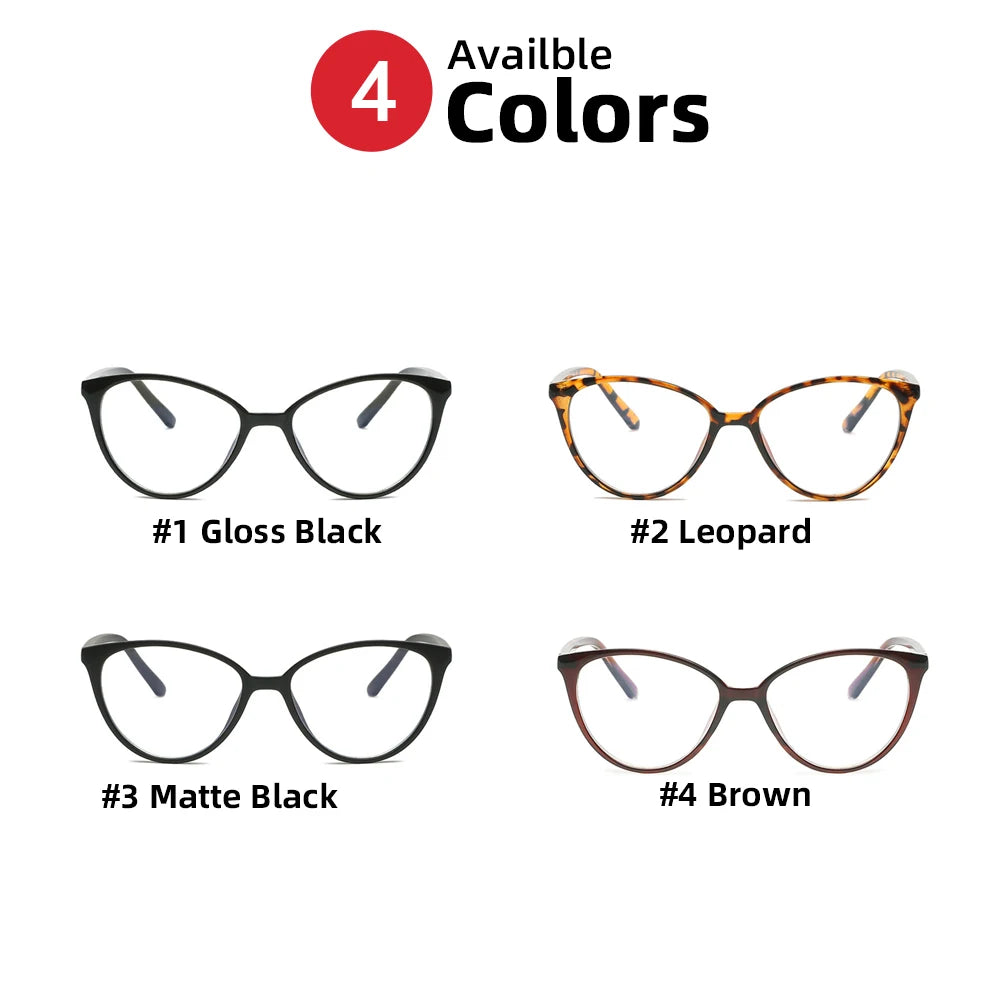 VIVIBEE Cat Eye Blue Light Blocking Glasses Women 2026 Trending Product Ladies Office Anti Bluelight Computer Goggles Frames