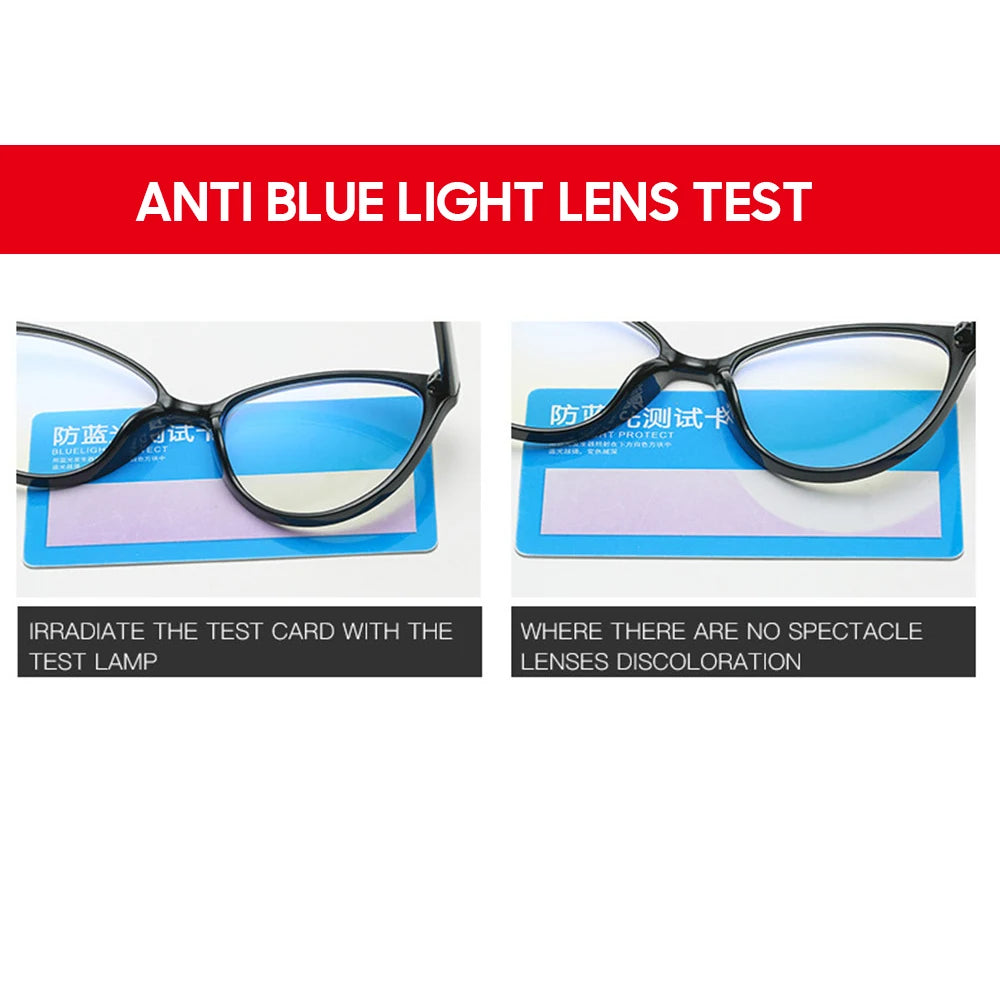 VIVIBEE Cat Eye Blue Light Blocking Glasses Women 2026 Trending Product Ladies Office Anti Bluelight Computer Goggles Frames