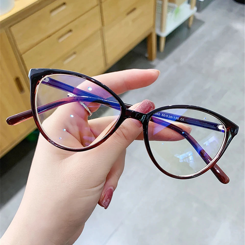 VIVIBEE Cat Eye Blue Light Blocking Glasses Women 2026 Trending Product Ladies Office Anti Bluelight Computer Goggles Frames