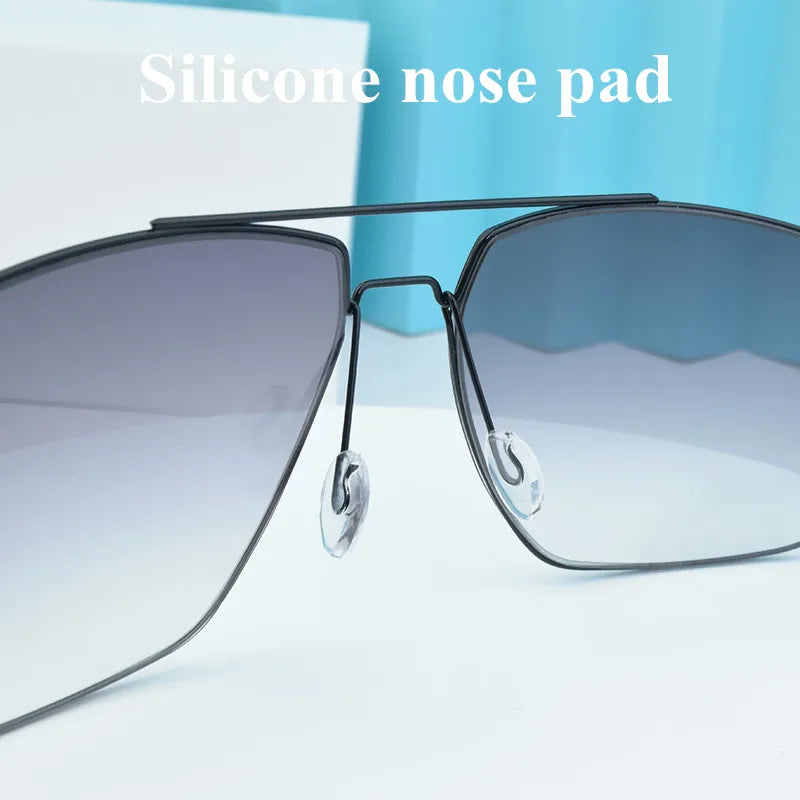 square luxury Brand Ultra light titanium sunglasses women men High quality trending product driving shades sun glasses sunglass