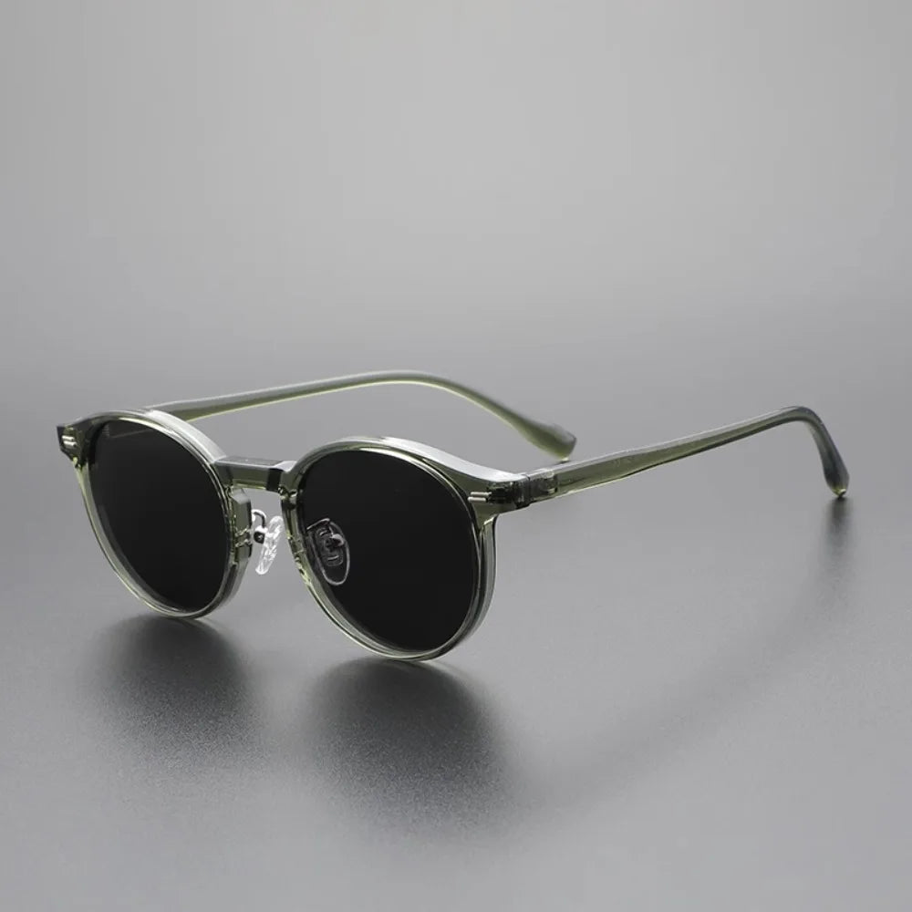 new fashion Personalized niche retro rivet round sunglasses women men 2025 High quality trending product popular outdoor shades