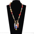 Fish charms Bohemia New Cute Pendant Necklace for Women Fashion cute toggle Accessories best trending product