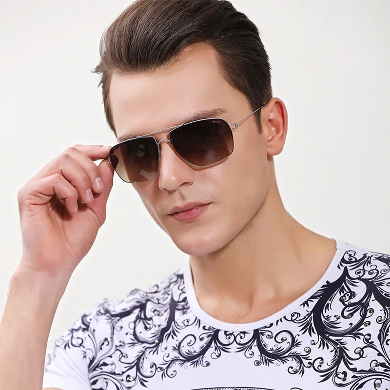 square luxury Brand Ultra light titanium sunglasses women men High quality trending product driving shades sun glasses sunglass