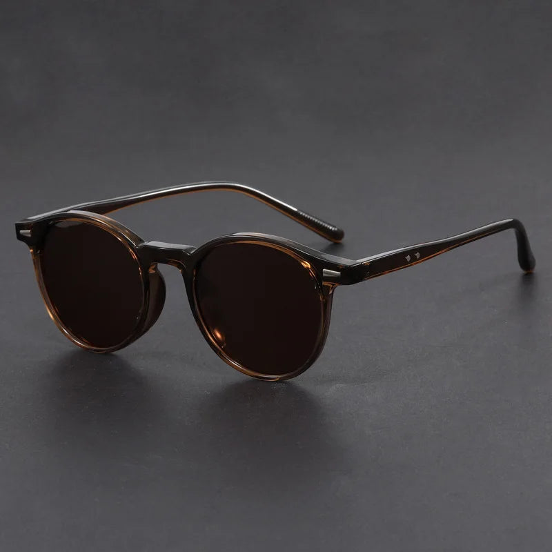 new tr90 ultra light tivet round sunglasses women men 2024 High quality trending product popular outdoor driving shades uv400