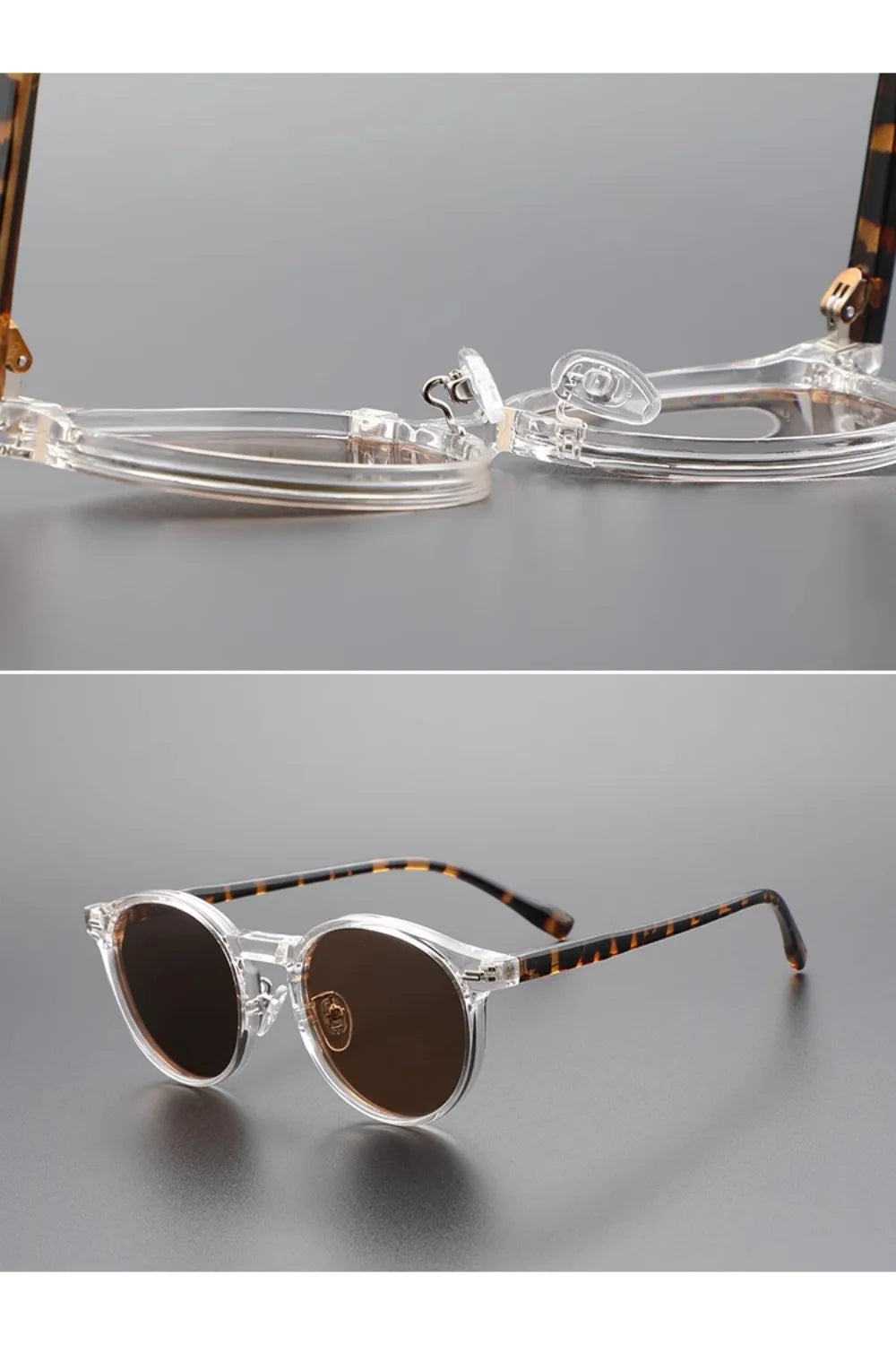 new fashion Personalized niche retro rivet round sunglasses women men 2025 High quality trending product popular outdoor shades
