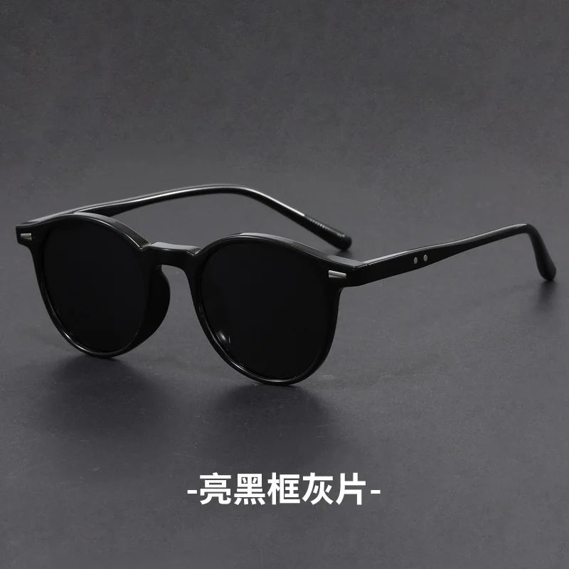 new tr90 ultra light tivet round sunglasses women men 2024 High quality trending product popular outdoor driving shades uv400
