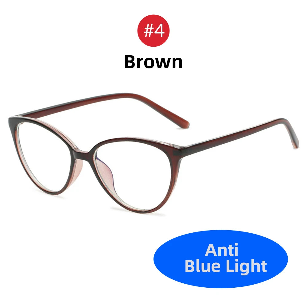 VIVIBEE Cat Eye Blue Light Blocking Glasses Women 2026 Trending Product Ladies Office Anti Bluelight Computer Goggles Frames