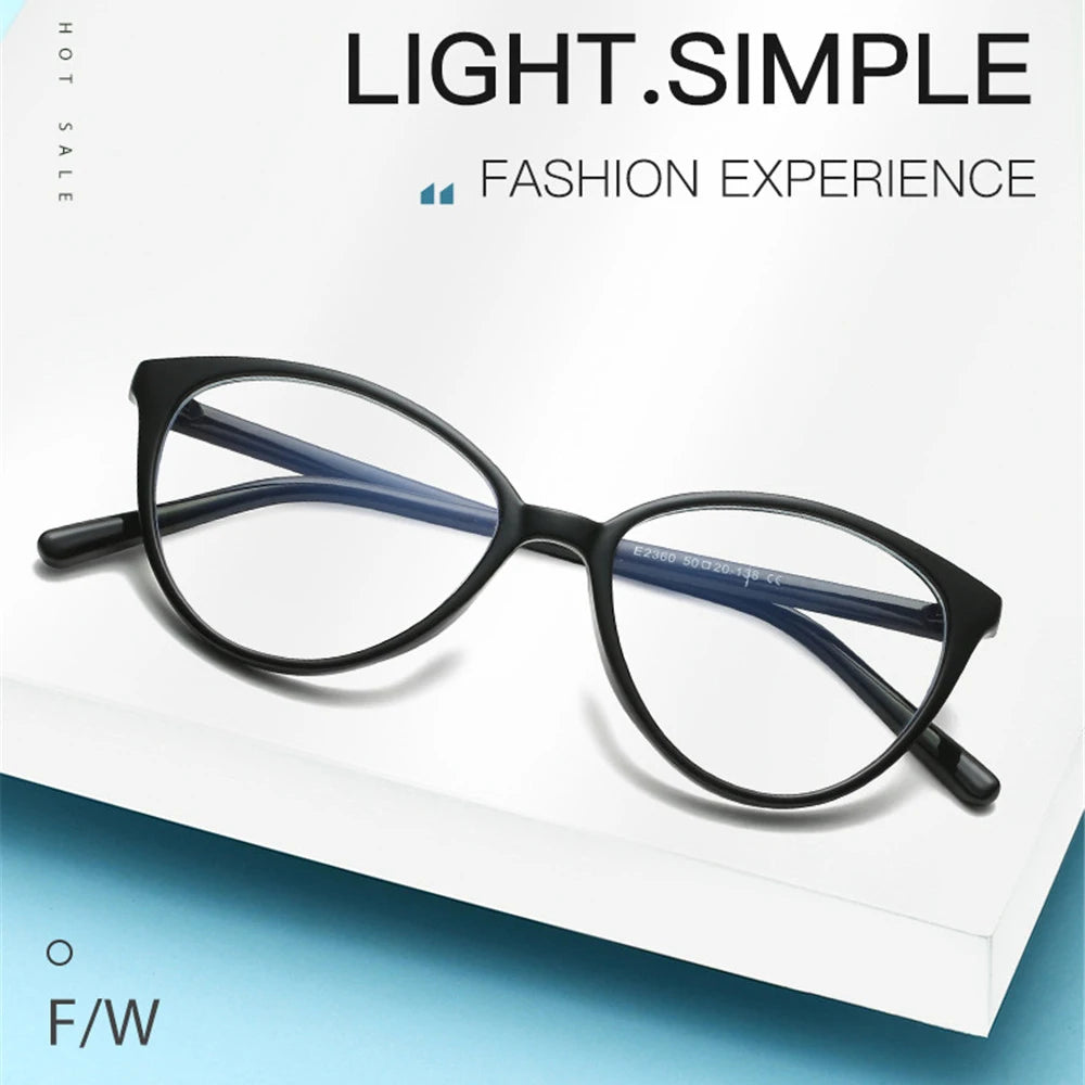 VIVIBEE Cat Eye Blue Light Blocking Glasses Women 2026 Trending Product Ladies Office Anti Bluelight Computer Goggles Frames