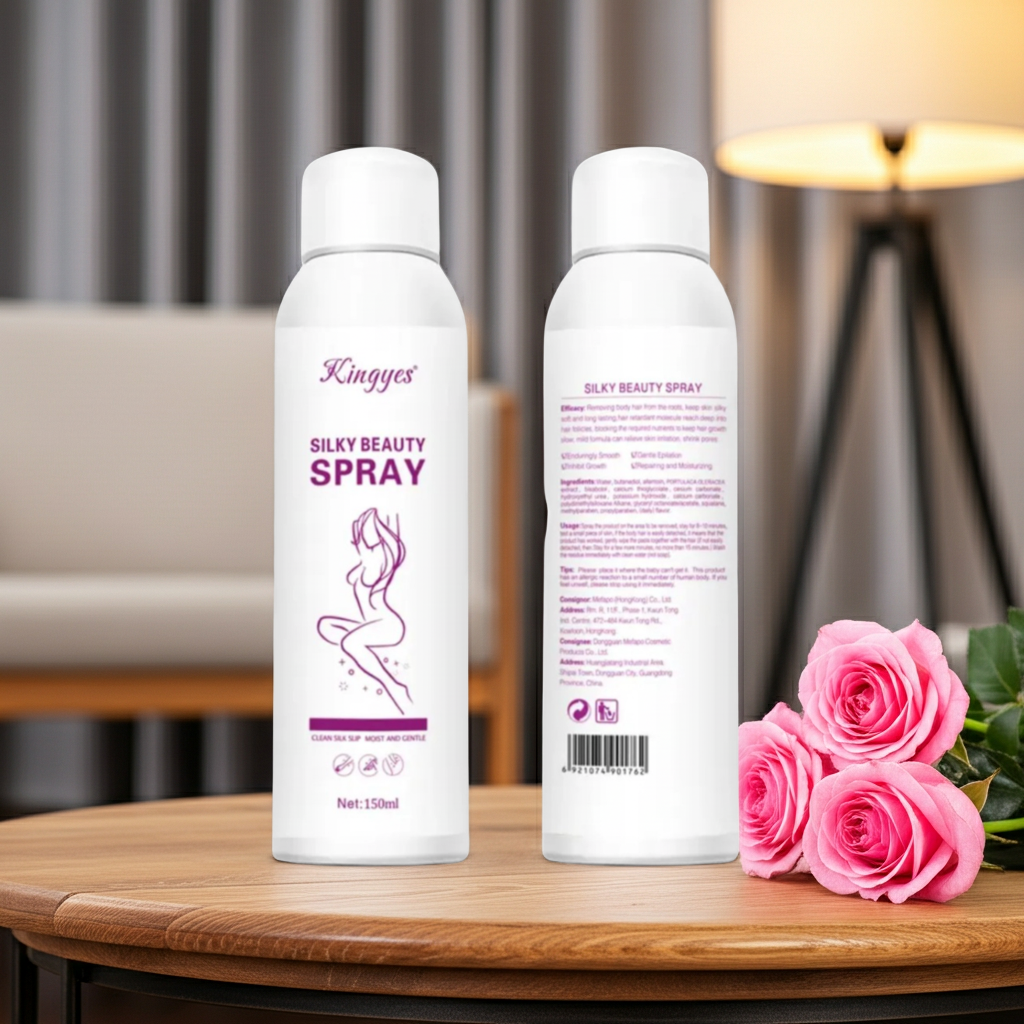 Kingyes Silky Beauty Quick & Painless Hair Removal Spray -150ml