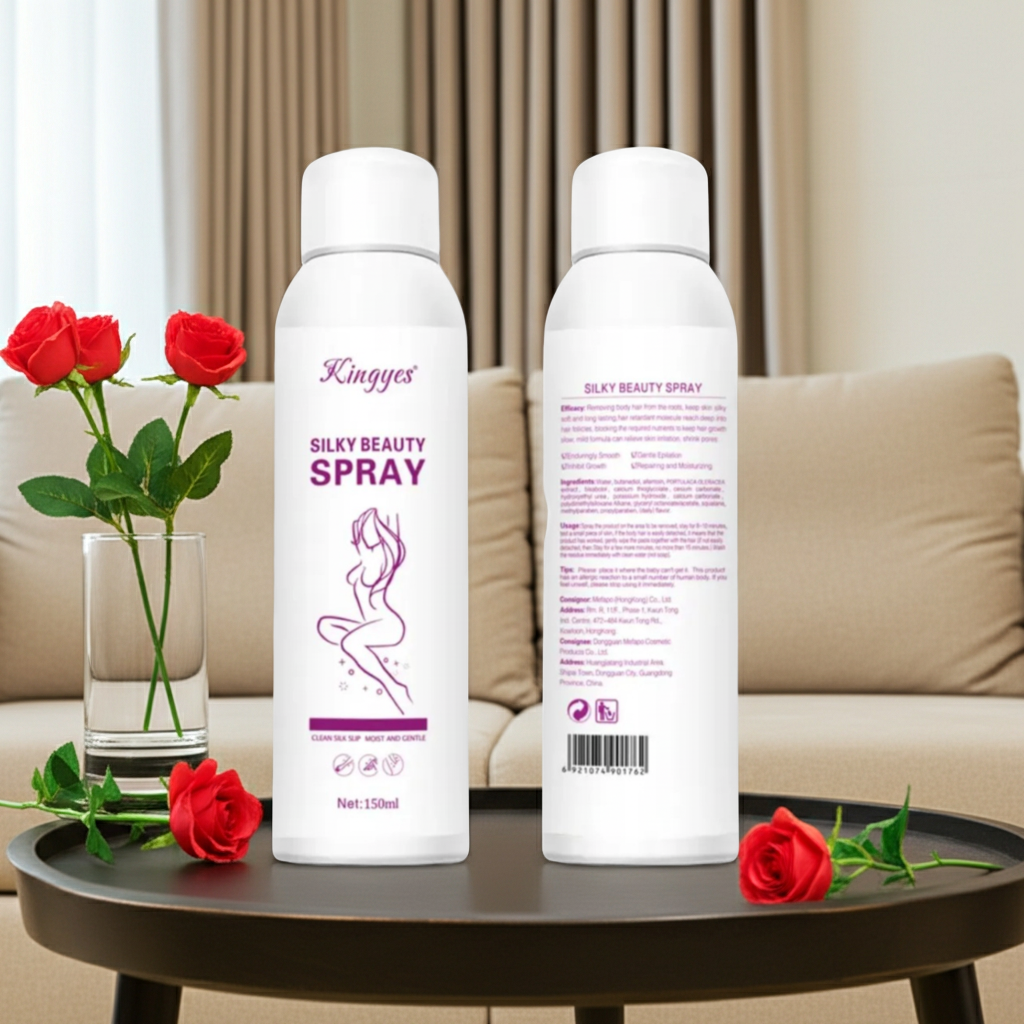 Kingyes Silky Beauty Quick & Painless Hair Removal Spray -150ml